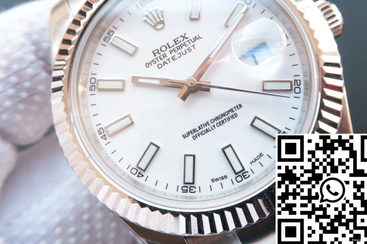 EW Datejust White Rolex M126334-0009 Dial Factory 0523